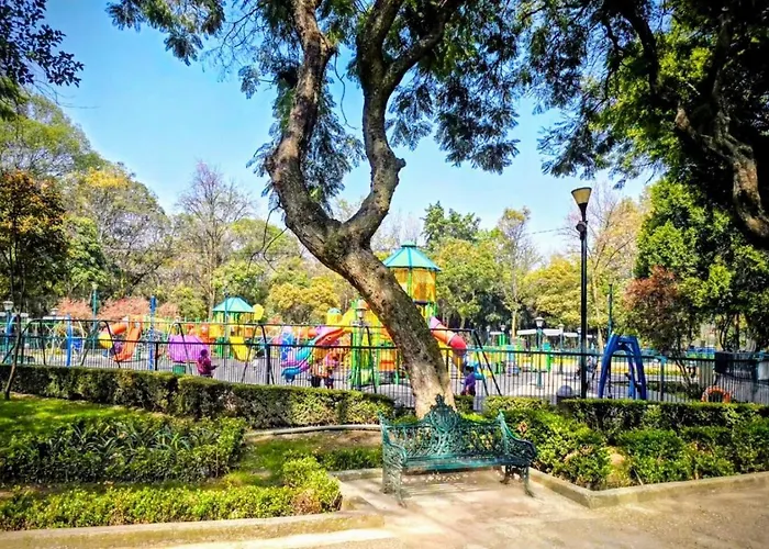 Amplia 4 Huéspedes Espacios Cómodos, Diseño Relajante Y Ubicación Céntrica Сasa de vacaciones México DF